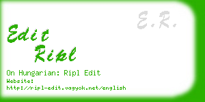 edit ripl business card